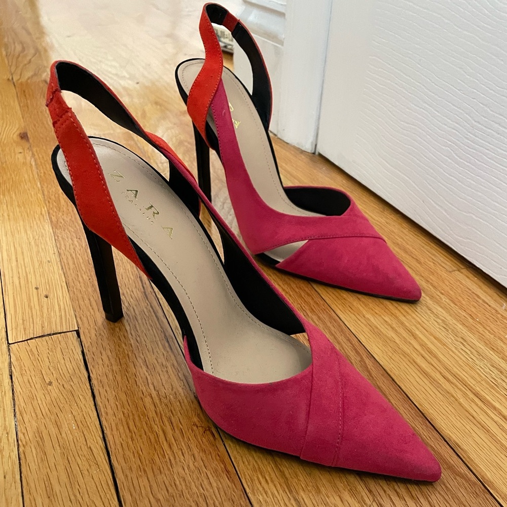 Zara Sling-back Heels